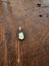 Small White Opal Pendant