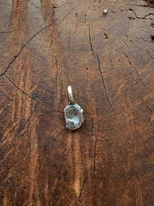 Small White Opal Pendant