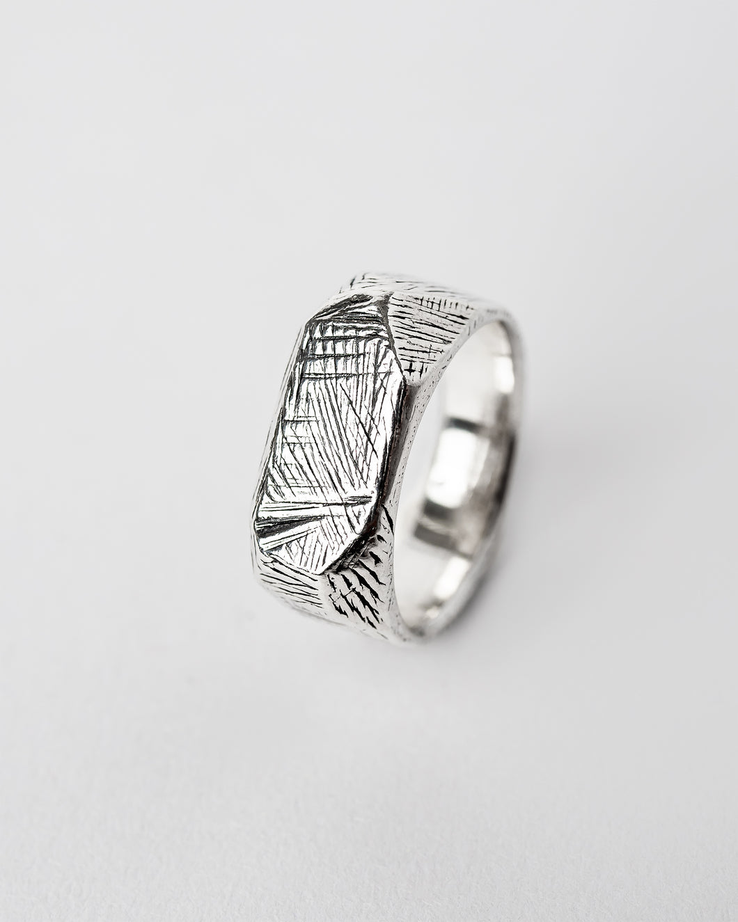 RTS - Heavy Texture Signet Ring