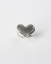 Heavy Heart Signet Ring