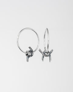 Barbed Wire Earring