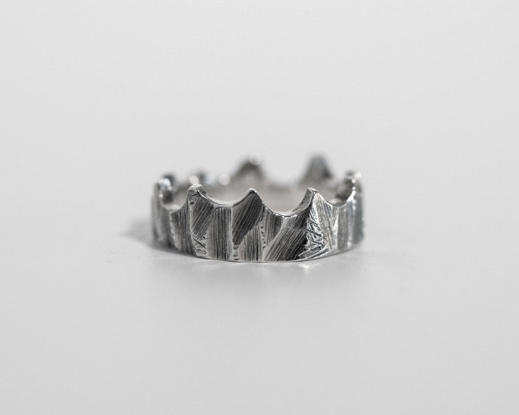 RTS - Heavy Textured Crown Ring