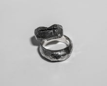 Heavy Textured High Set Ring