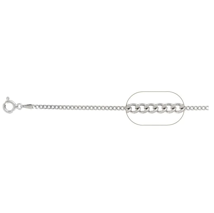Necklace Chain - Curb - Diamond Cut Chain
